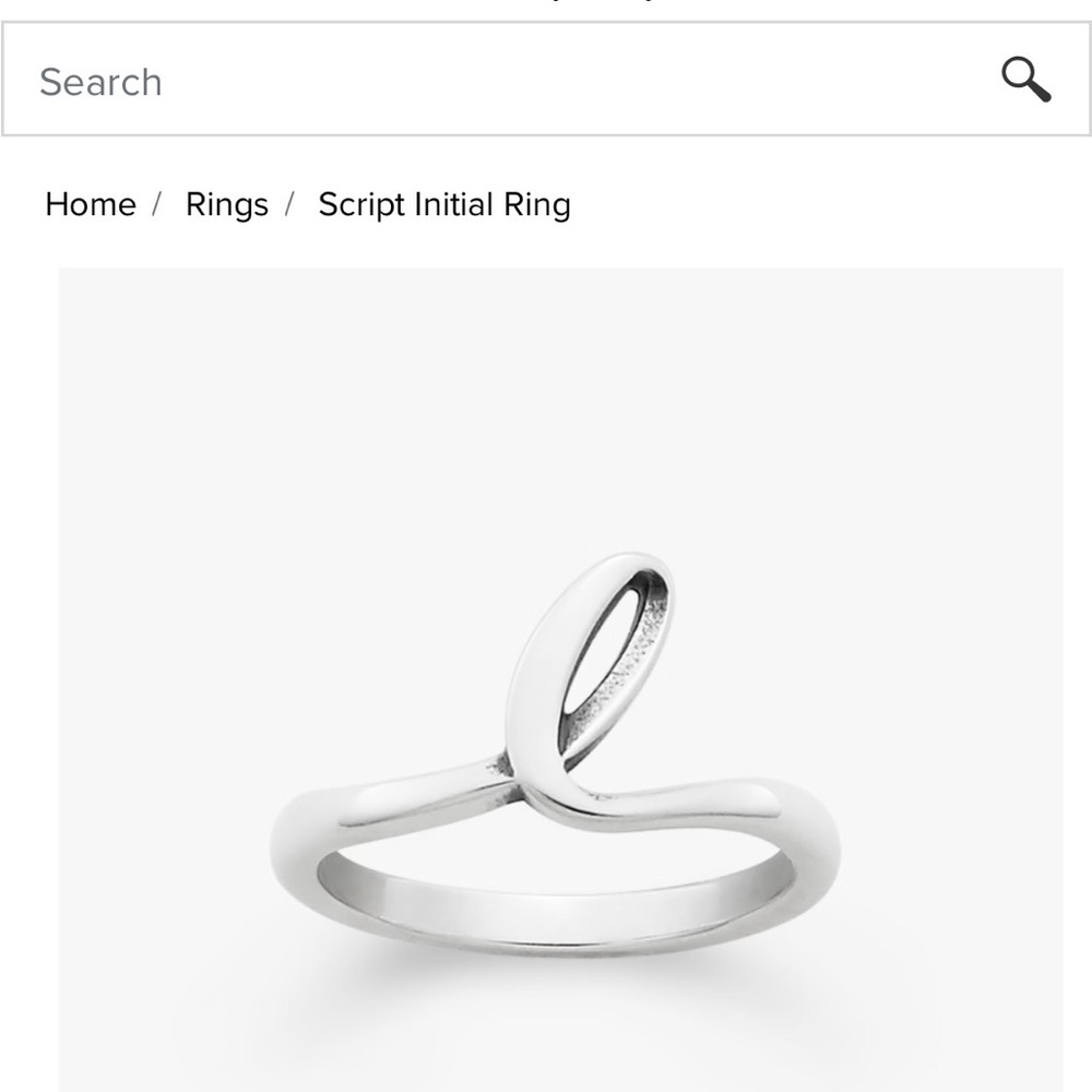 James Avery initial script ring
Size 5
l - Picture 2 of 2